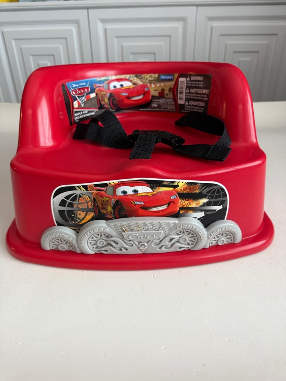 Disney Cars Toddler Booster Seat Red 18+
